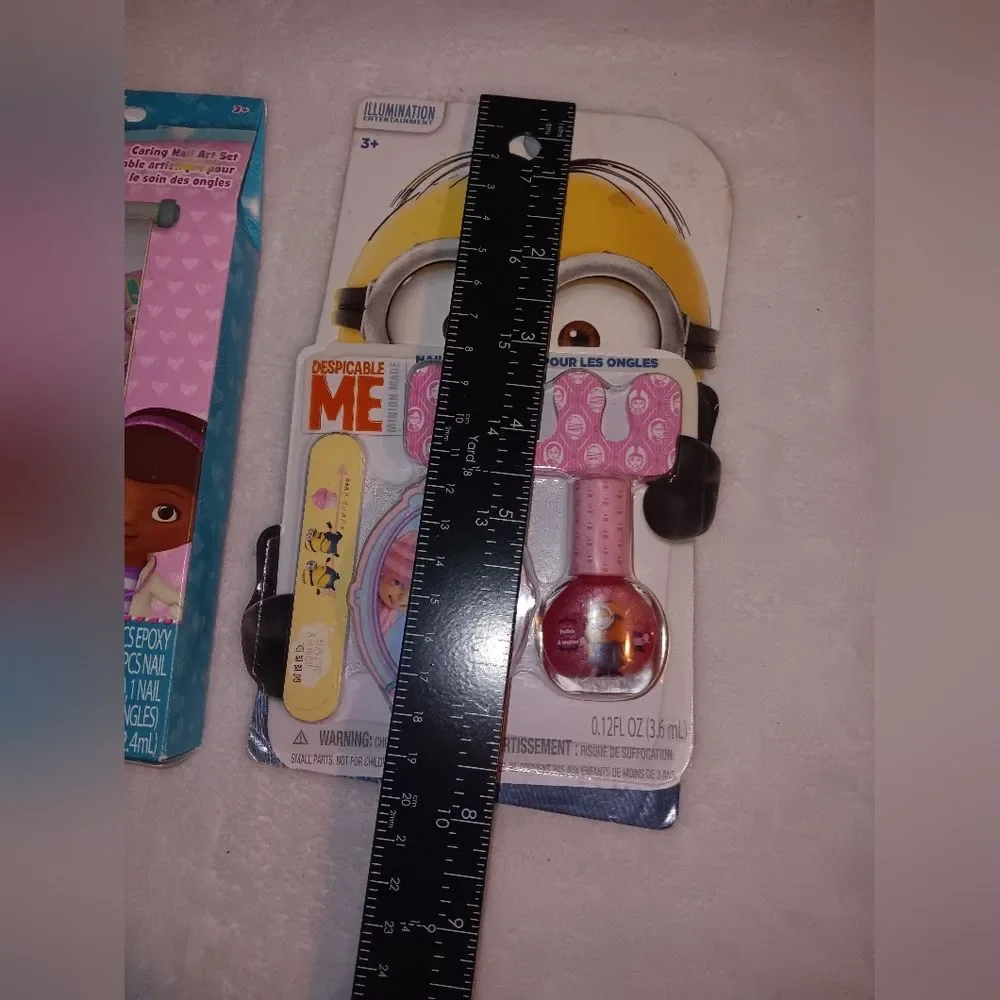 NWOT Disney and Despicable Me Nail Kits Lot of 2